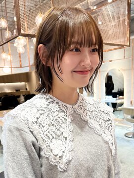 ロンド エスポワール 錦糸町(Lond espoir) 【北澤華】小顔シースルー前髪黒髪ボブルフ