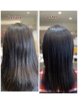 ヴォヤージュトロワ(voyage trois)&nbsp;顔周り レイヤーオリーブグレージュハンサムショート 前髪なし