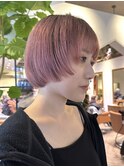 ハイトーンショートボブ大人ショートボブマッシュショートボブ
