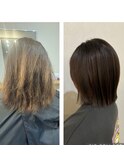 髪質改善before/after