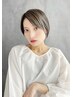 ☆白髪ぼかしハイライト（ケアブリーチ使用）＋カラー全体￥14300