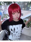 ロブレイヤー シャギーレイヤー 赤髪