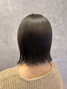 ノダン(Nodan) 【簡単スタイリング】切りっぱなし艶ボブ