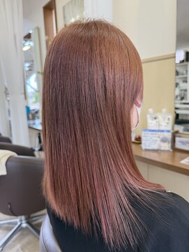 コアフィールフィス(COIFFURE fils) 新規お得クーポンあり【見附 今町】ピンクベージュカラー