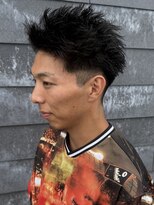 ヒュイル バイ ニアウ(Hwyl by Niau)&nbsp;メンズボックスショートスパイキーショートツイスト刈り上げ