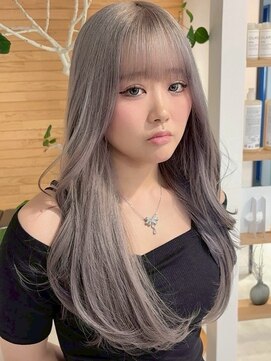 フリーク(FLEEK) レイヤーカット髪質改善ダブルカラーブリーチ