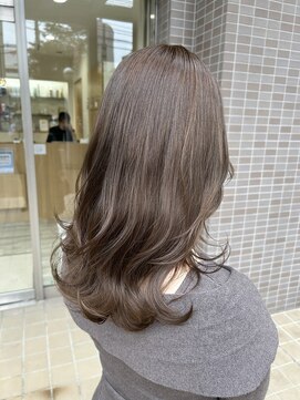 レガリタ(Regarita) 【Regarita】30代/ミディアムレイヤー/マットグレージュ