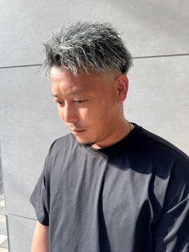 エルモ(ELMO.) <ELMO. 兒玉>メンズ/フェード/ツイスパ/ホワイトメッシュ