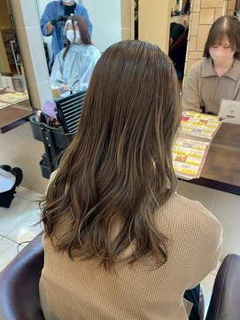 ルページ 千葉(lpage) 髪質改善/顔周りレイヤーカット/グレージュ[千葉/千葉駅]