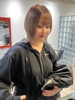 ノル 栄矢場町(nol) ブリーチなしカラー(ベージュカラー)×レイヤー