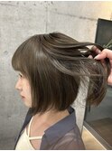ボブ×オリーブベージュ！