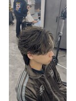 オム ブランシェ(HOMME BLANCHE’) 【Ryo】フェザーパーマハイライト