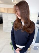 ザワン(the one .)&nbsp;【the one.】カーテンバングレイヤーとブラウン -TANAKA-