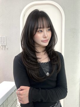 ガガ 心斎橋(GAGA) 小顔◎ミニウルフ/ホワイトグレージュ/髪質改善/ハイトーン