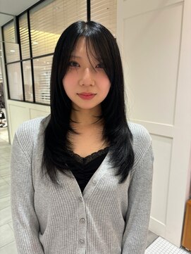 ビーハイブ ドットエー 本町広瀬通店(BEHIVE.A) 【sakuya】暗髪艶カラー×レイヤーカット