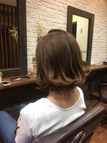ゴエン(goen hair lounge)&nbsp;ラフな切りっぱなしボブ