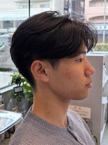 メンズロム(Men's LOM)&nbsp;センターパート/フェザーショート