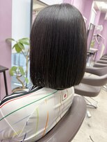 アヴァンス 難波店(AVANCE.)&nbsp;くくれる長さの切りっぱなしボブ
