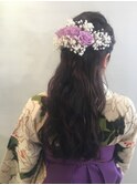 【卒業式着付けヘアセット】 謝恩会 二次会 スタイル8