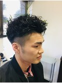 ツーブロックパーマ