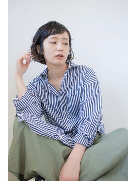 トネリコ(toneriko) 耳にかけてもかわいいショートパーマ