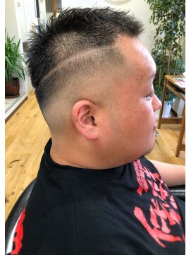 ディ グラント(D GRANT) 【人気☆】BARBER刈り&ソフトモヒカンstyle!