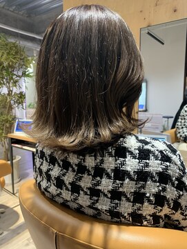 ジャストビューティ ルフレ 金沢八景店(Just Beauty Rufure) ボブ/カーキグレージュ/大人かわいい/