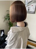輝くツヤ感ストレートボブ☆