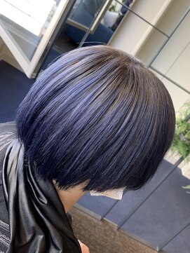 ダブル アンダーバー サロン(W_SALON) 【W_SALON 河原町】ブルーラベンダー！