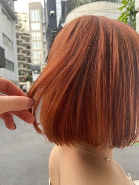 ラミ(L'ami) ボブ×オレンジカラー