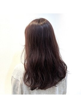 イーチ ディー ヘアーアンドトータルビューティー(each dee hair&total beauty) ロング×モーブピンク