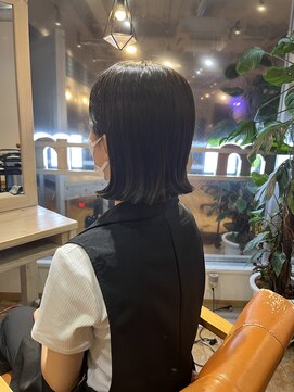 フラミューム 上野(flammeum) 切りっぱなしボブ