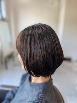 ソイクフ 四条大宮店(SOY-KUFU) 大人可愛い◎似合わせカットイメチェンレッドブラウンボブ