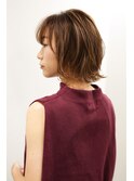 【長谷川】大人ガーリー外はねウェーブボブ