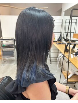 オフヘアショップ(OFF HAIRSHOP) OFF/W color Blue