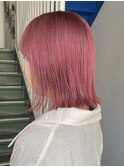 切りっぱなしボブ前髪ありミニボブ前下がりボブショートボブ