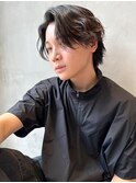 センターパート/ニュアンスパーマ