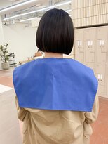 パークレーン アイス イヴェン(park lane ICI yeven)&nbsp;ミニボブ　切りっぱなし　ブリーチなしカラー　グレージュ