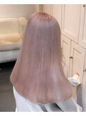 5472ミルクティーアッシュ艶髪シルキーベージュグレーベージュ