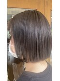 切りっぱなしボブ