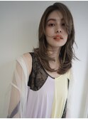 【山本智文】ハイライトシアーカラーレイヤーカット