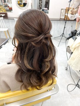 セットサロン ベル(Belle) ハーフアップ