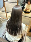透明感オリーブブラウンカラー