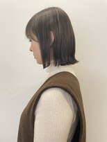 ゼンドットカラスマ(Zen.karasuma)&nbsp;サイドバング×切りっぱなしミディ