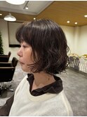 大人可愛いパーマスタイル