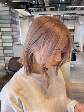 エイト 博多店(EIGHT hakata) 【EIGHT hakata】ミルクティーピンク　長木雄飛