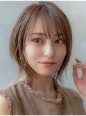 レイヤーボブ/レイヤーカット/くびれレイヤー/韓国風ヘア