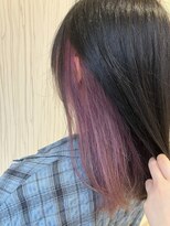 ビス ヘア アンド ビューティー 西新井店(Vis Hair＆Beauty)&nbsp;インナーカラーピンクラベンダー！