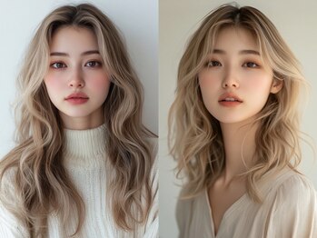 ラル 水戸県道50号店(Lalu.)の写真/trend×ダメージレスカラーで私らしくいられる理想の髪色に[水戸/平須/ケアブリーチ/ダブルカラー/学割U24]