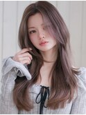 《NYLON.》サイドバングフェミニンロング